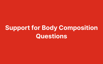 Who answers questions about my body composition analysis?