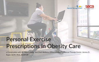 Personal Exercise Prescriptions in Obesity Care